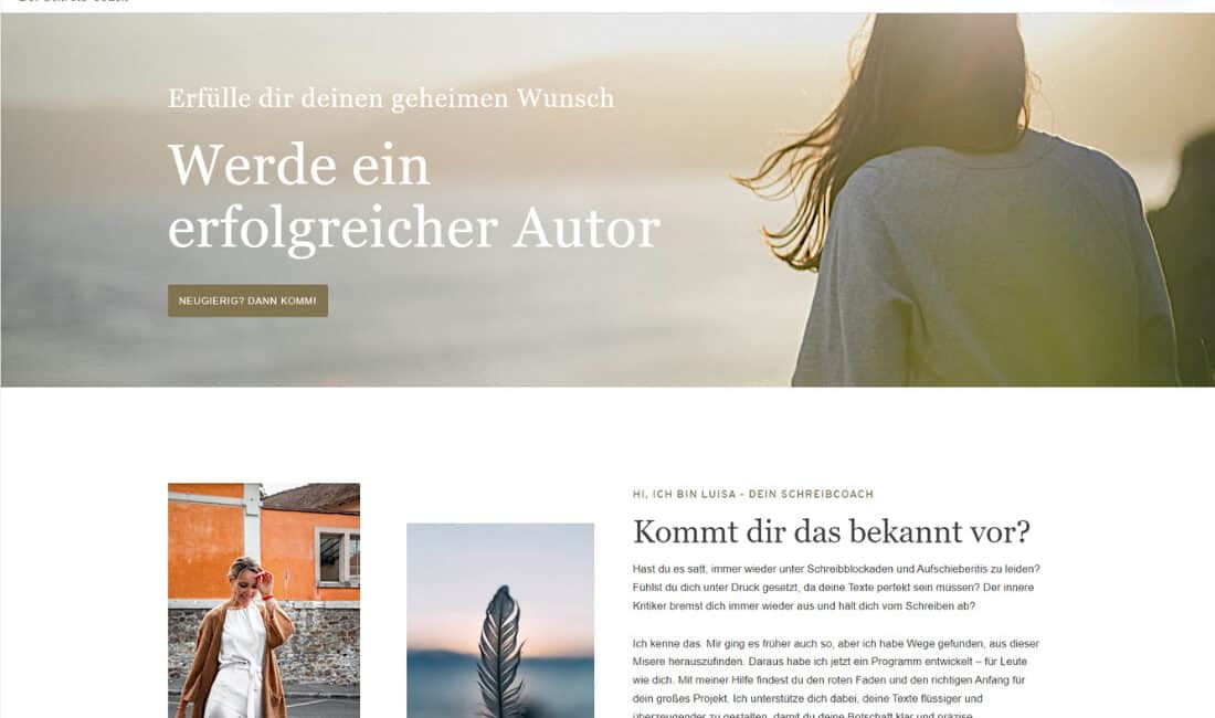 Malin - WordPress-Vorlage für Coaches und Lifestyle-Experten