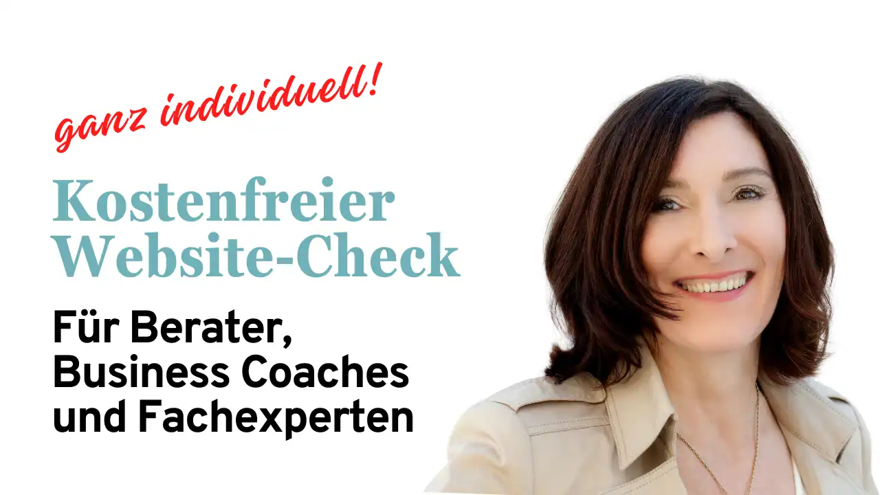 Website-Check für Berater, Business Coaches und Fachexperten